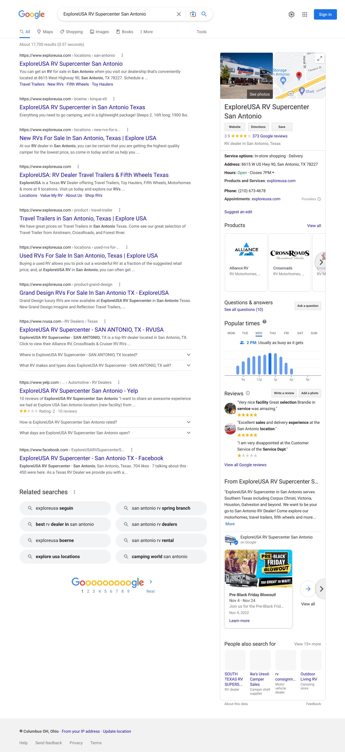 exploreusa rv supercenter san antonio