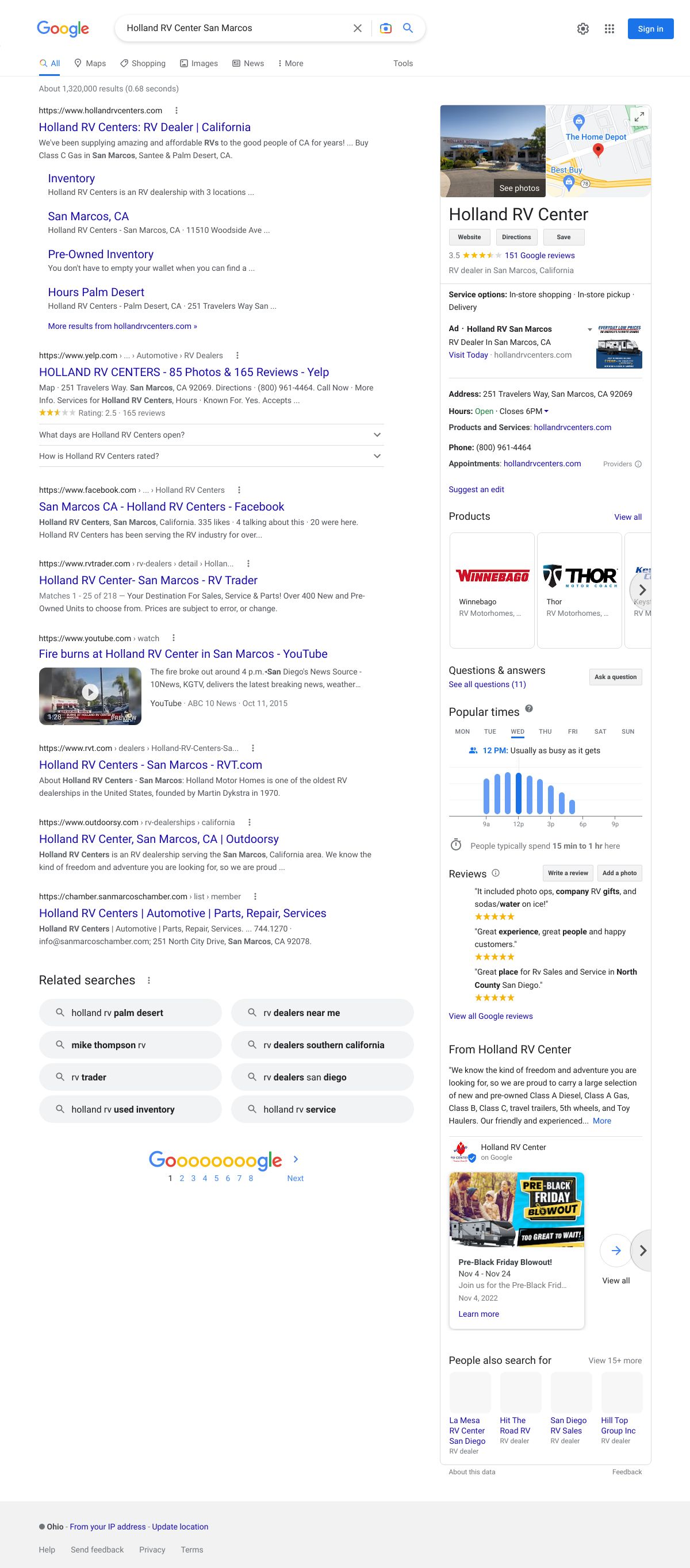 holland rv center san marcos