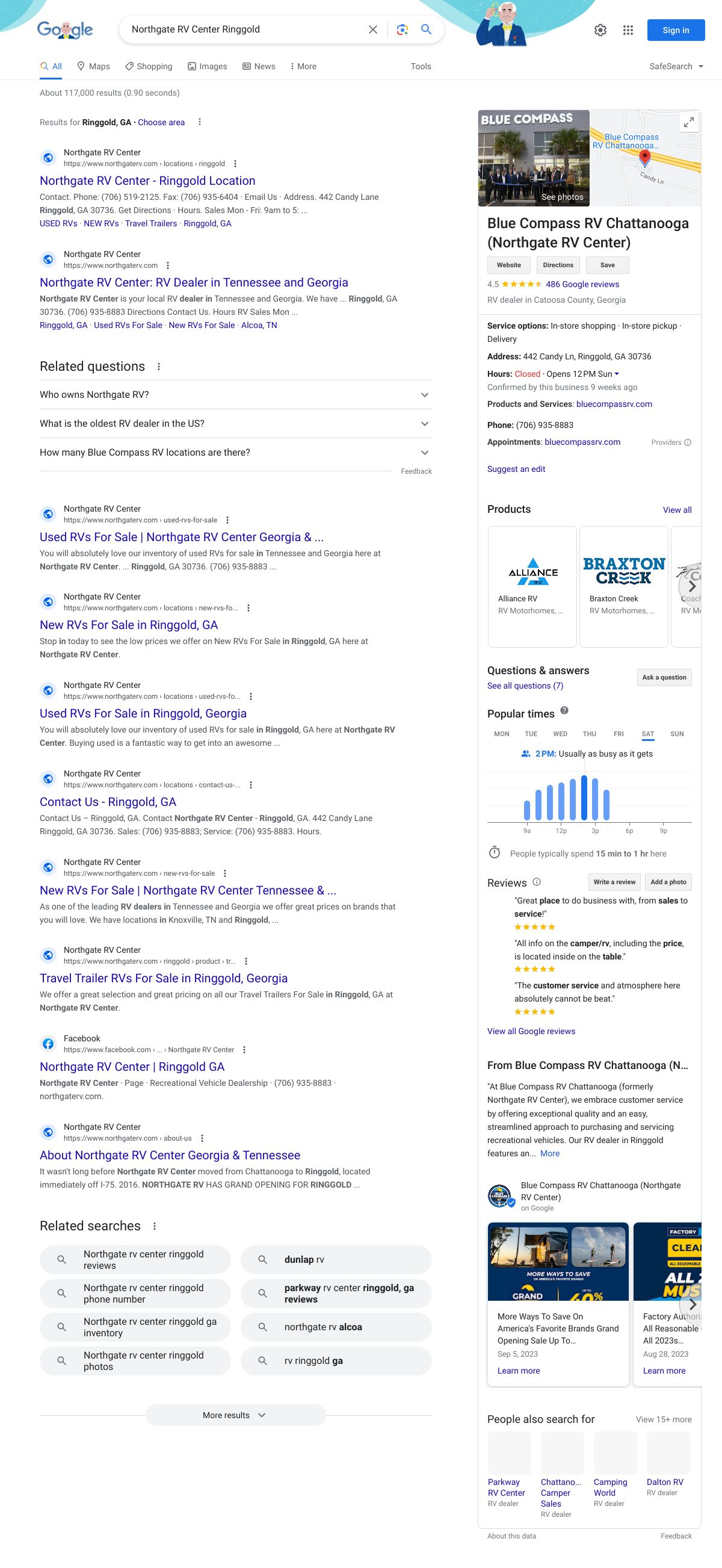 northgate rv center ringgold